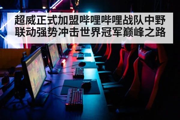 超威正式加盟哔哩哔哩战队中野联动强势冲击世界冠军巅峰之路